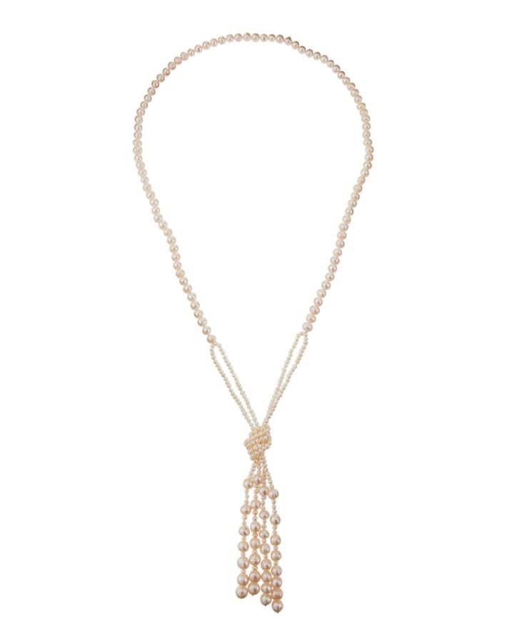 Knotted Tassel Necklace