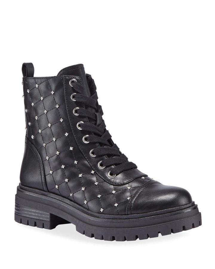 Goodwin Quilted Leather Combat