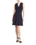 Textured A-line Sleeveless