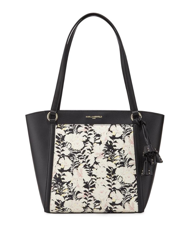 Iris Large Floral-print Tote Bag