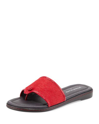 Giaa Snake-embossed Slide