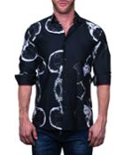 Men's Fibonacci Shaped Sport Shirt - Skull
