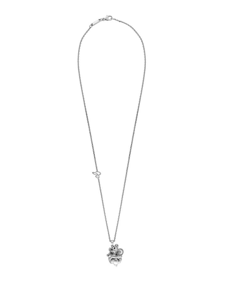 Estate 18k Animal World Koala Pendant Necklace