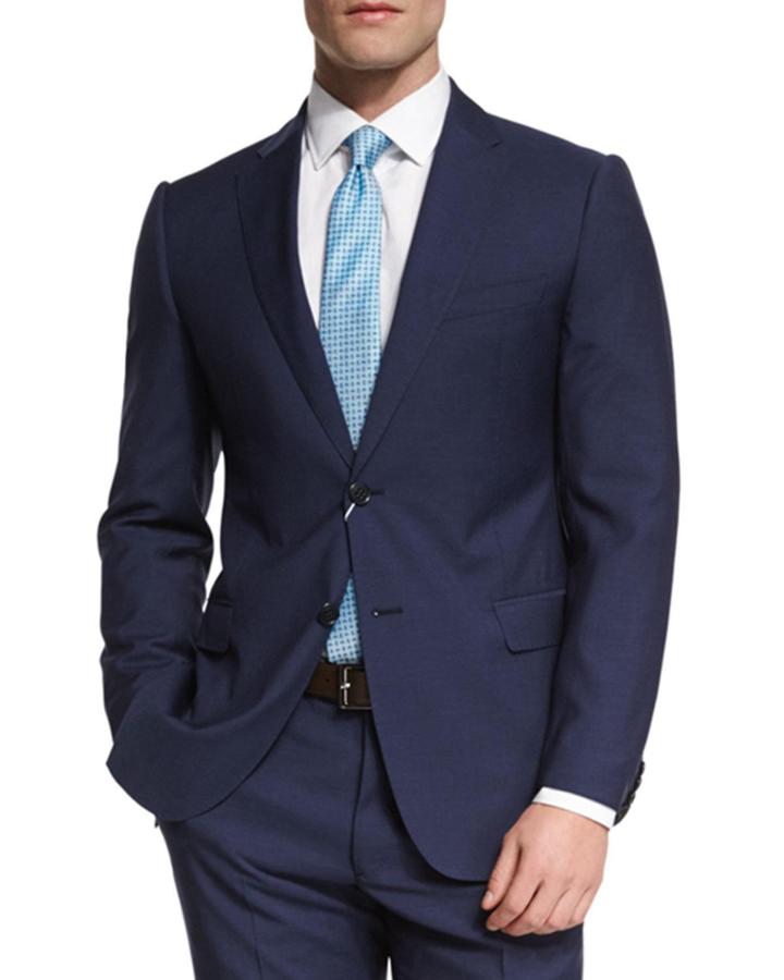 M-line Solid Two-piece Wool
