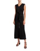 Playdate Sleeveless Cropped Jumpsuit