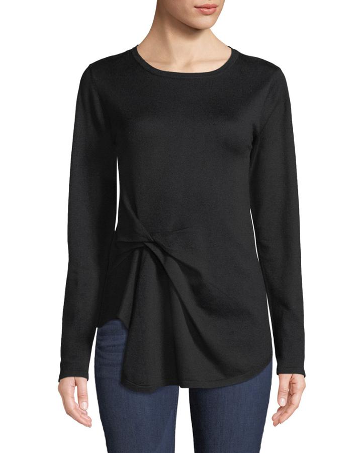 Boat-neck Side-knot