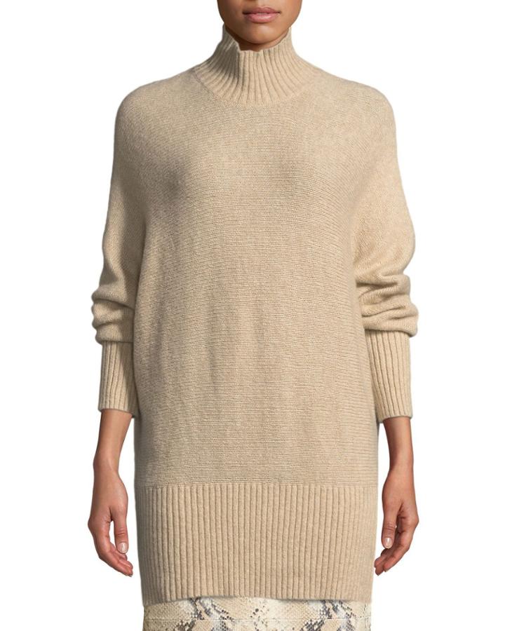 Brushed Cashmere-silk Dolman