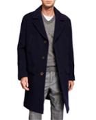 Men's Single-breasted Semi Lined Outerwear