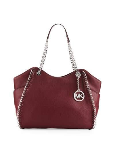 Chelsea Large Leather Shoulder Tote Bag,