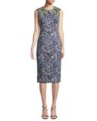 Paisley-print Sleeveless Midi
