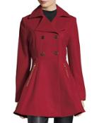 Double-breasted Fit & Flare Coat