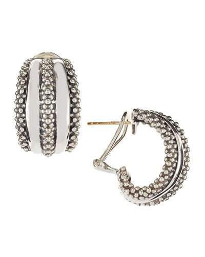 Classic Double-row Hoop Earrings