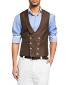 Men's Prince Of Wales One-and-a-half-breasted Waistcoat