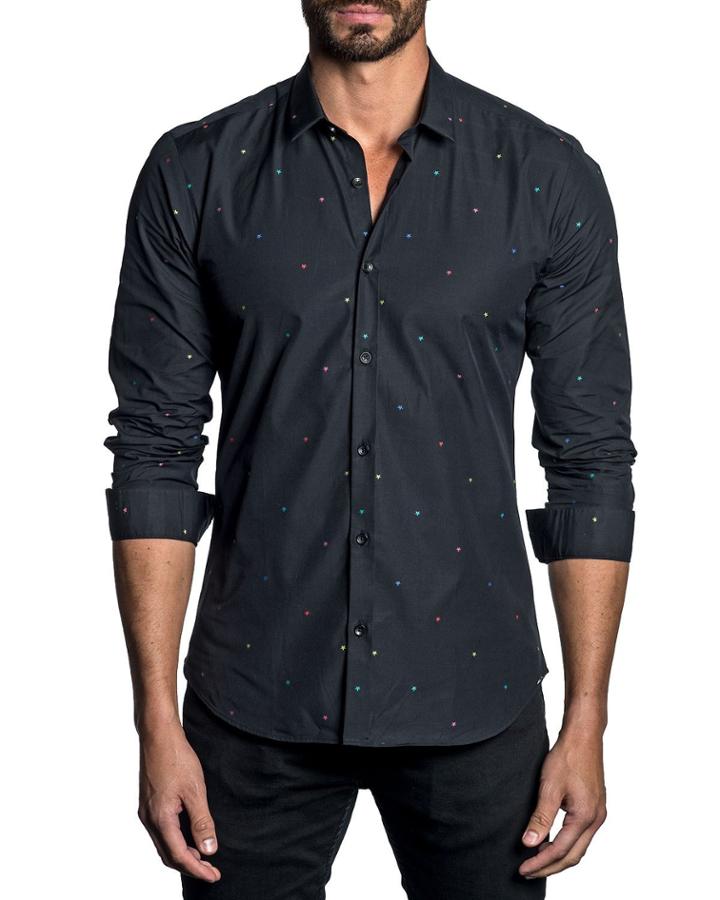 Men's Semi-fitted Star-print