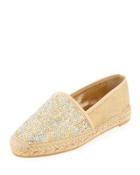 Strass Karung & Swarovski&reg; Crystal Espadrille, Gold