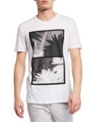 Men's Graphic Print Short-sleeve Cotton T-shirt