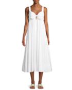 Iris Tie-front Cotton