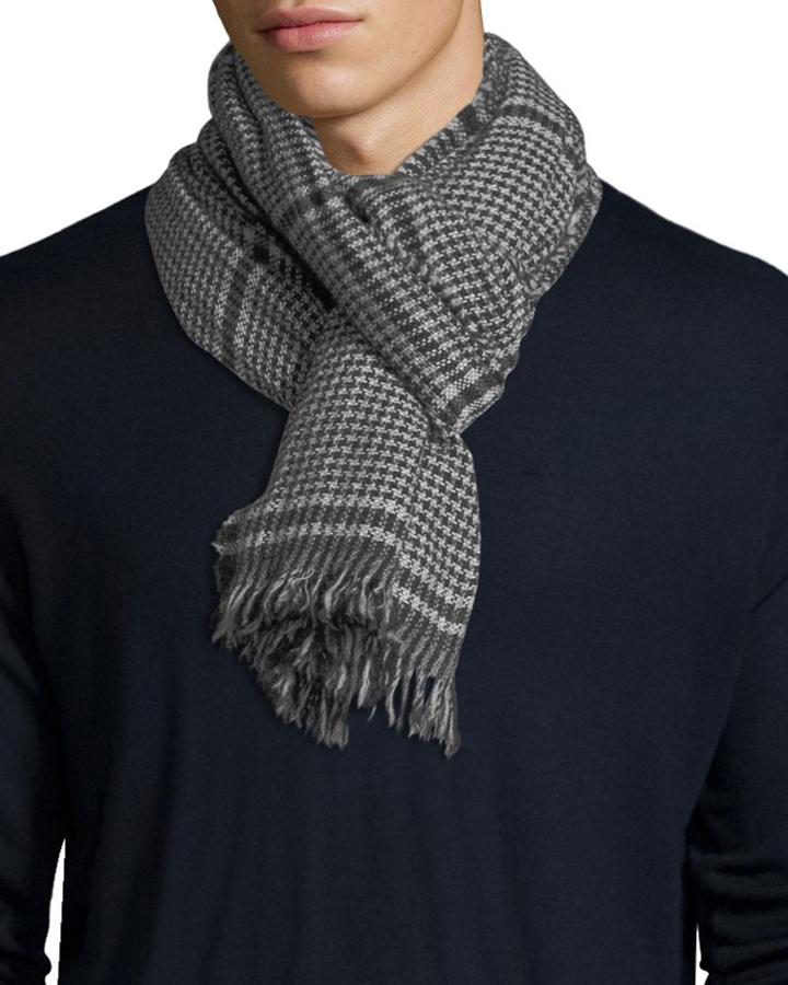 Kishorn Washed Lagg Houndstooth Cashmere