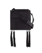 Alana Tassel Crossbody Bag, Black