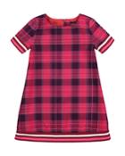 Girl's Plaid A-line Dress,