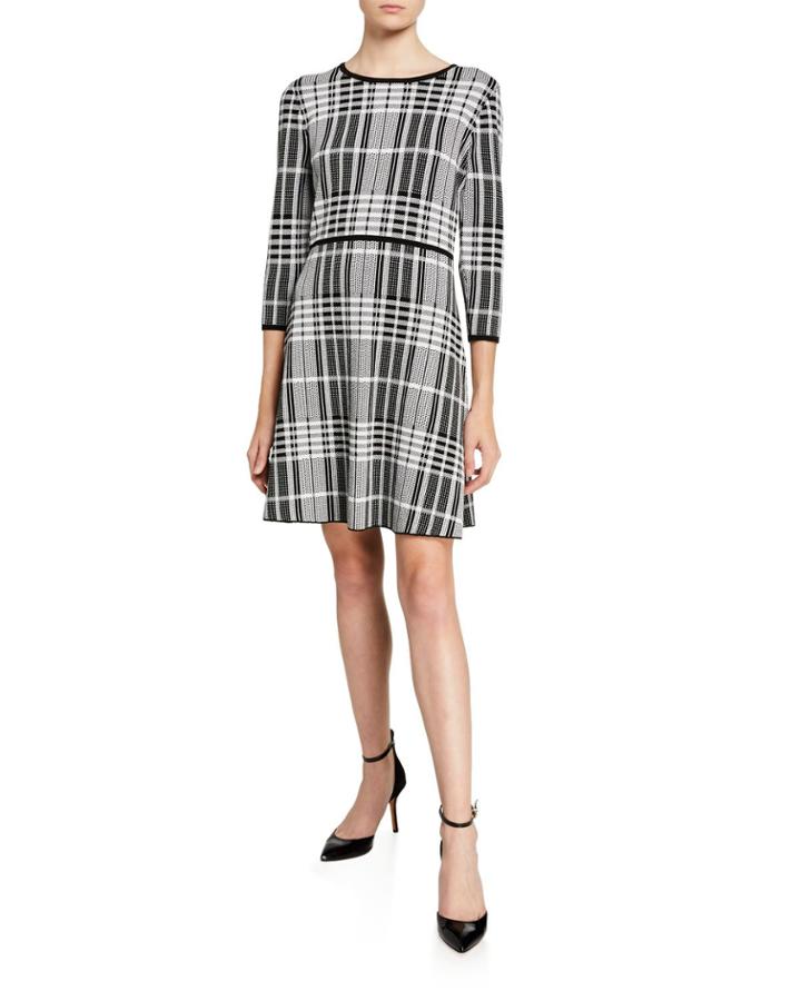 Crewneck Plaid