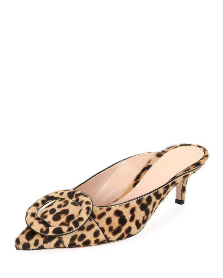 Leopard-print Calf Hair