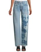 Arrow Split-seam Straight-leg Jeans