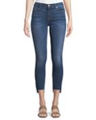 Cropped Super Skinny Ankle Jeans With