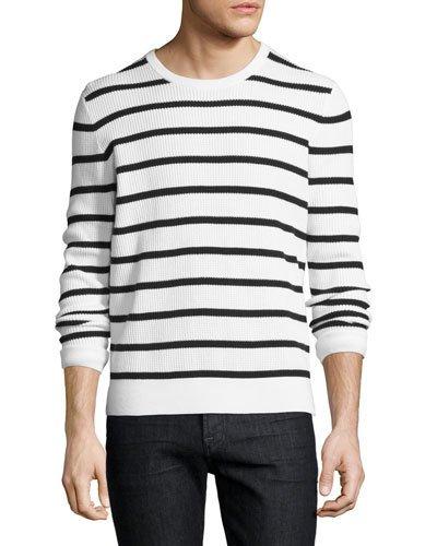 Striped Knit Long-sleeve