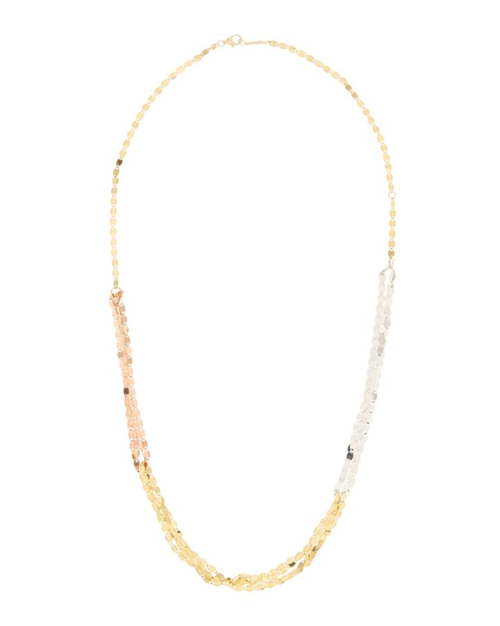 14k Tricolor Nude Chain Necklace
