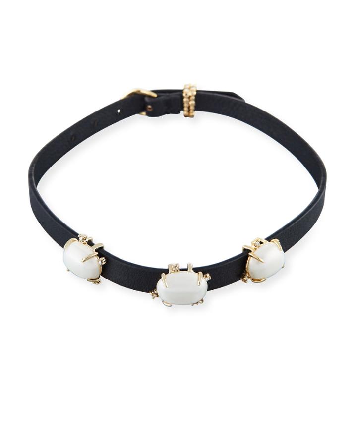 Multi-station Leather Bracelet