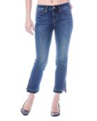 Mid-rise Split-hem