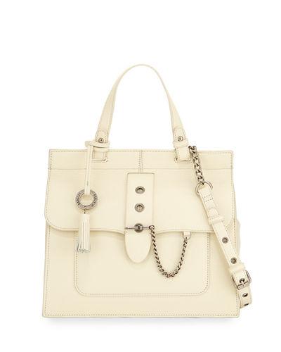 Beulah Leather W/ Chain Detail