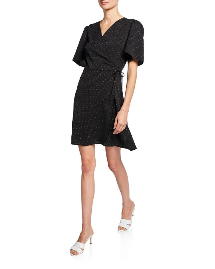 Polka Dot Wrap Dress