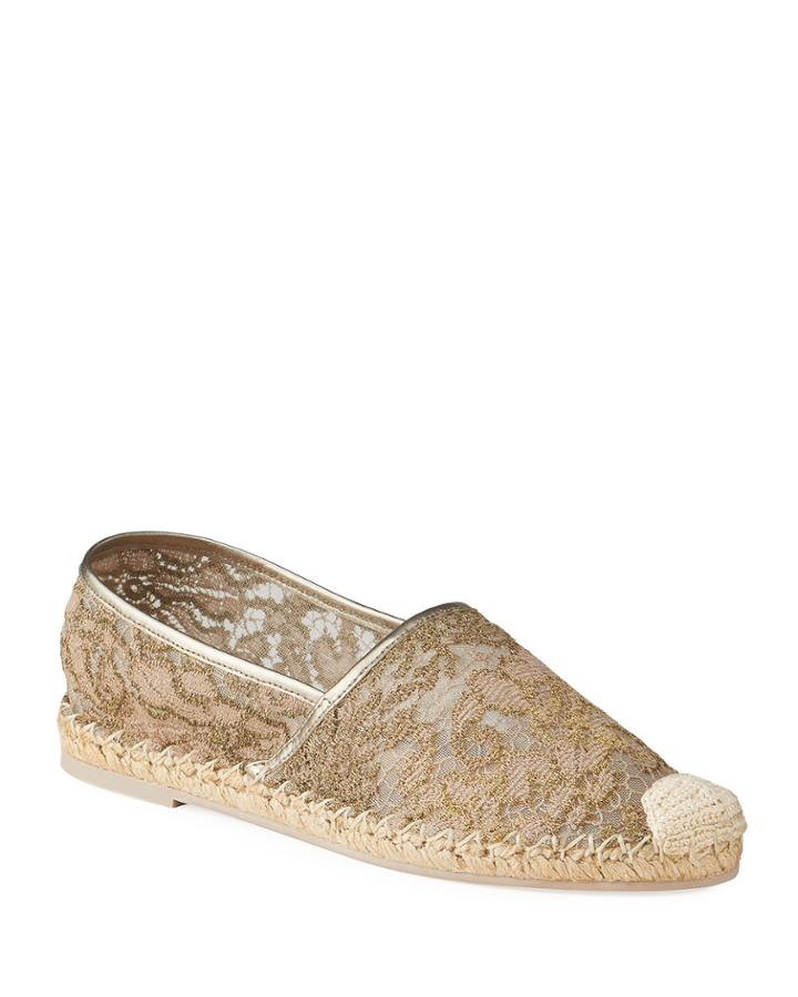 Lace Flat Espadrille