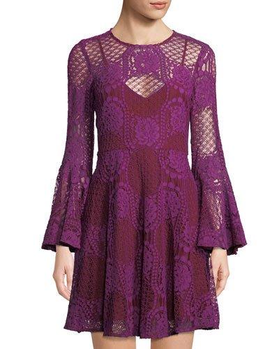 Lace Bell-sleeve