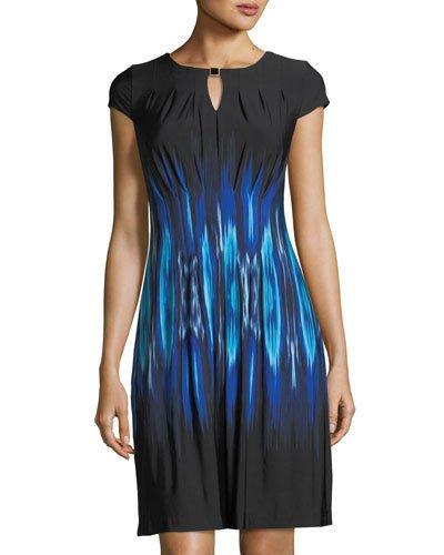 Graphic-print Jersey Dress
