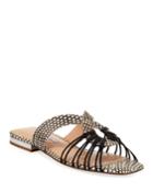 Silvy Snake-print Flat