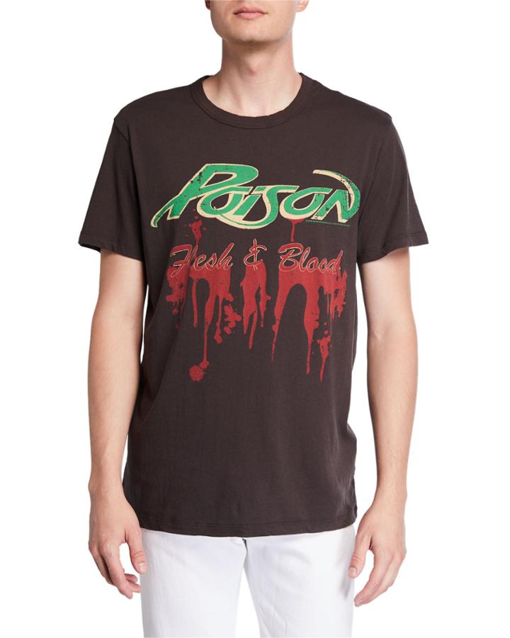 Men's Poison Flesh & Blood Short-sleeve Graphic T-shirt