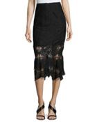 Lace Midi Pencil