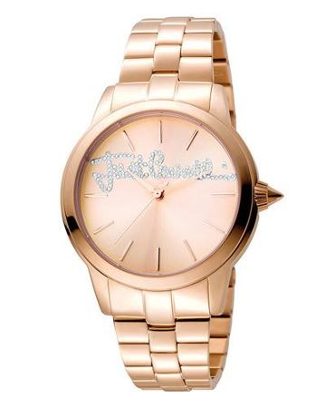 36mm Logo Mohair Bracelet Watch, Rose Golden