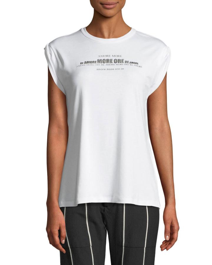 Amore Foiled Jersey Tee