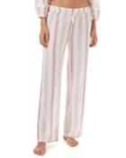 Krissy Striped Cotton Coverup Pants