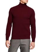 Men's English Rib Long-sleeve Turtleneck