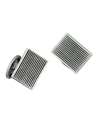 Antiqued Fine-lined Rectangular Cuff