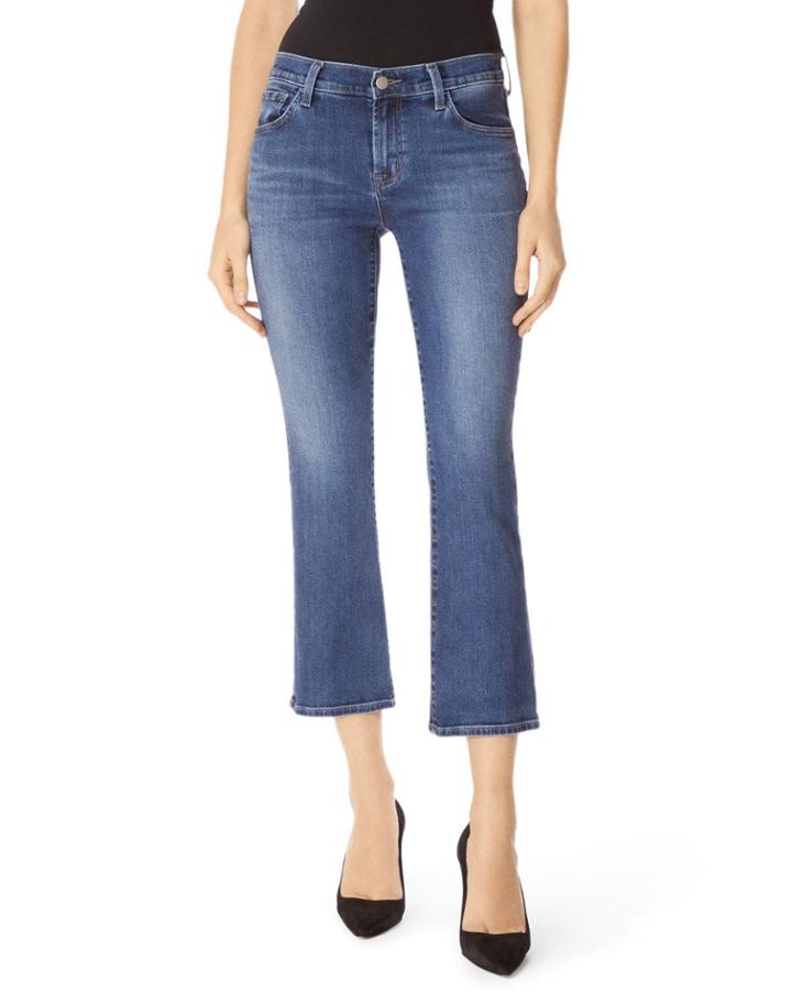 Selena Cropped Boot-cut Jeans