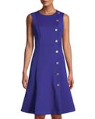 Fit-and-flare Crepe