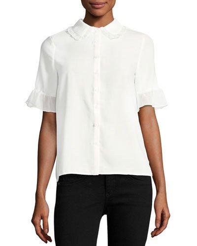 Ruffled Georgette