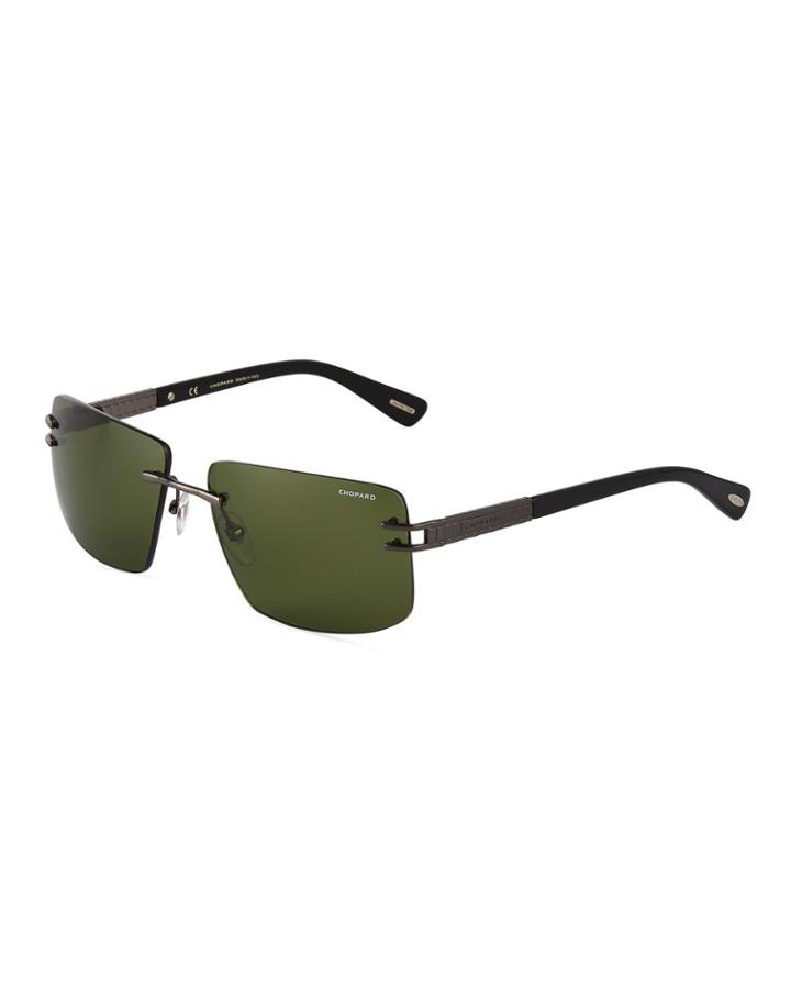 Rimless Square Acetate/metal