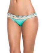 Watercolor Low-rise Swim Bottoms,